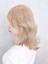 アルバム 池袋(ALBUM) くびレイヤーカーキベージュニュアンスカラー_ba508461