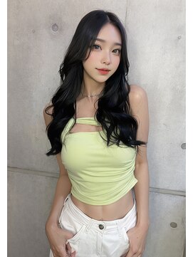 オリジンズヘアーセカンド 守谷店(Origins hair 2nd) チャコール系ブラックカラー×BYKARTE TR