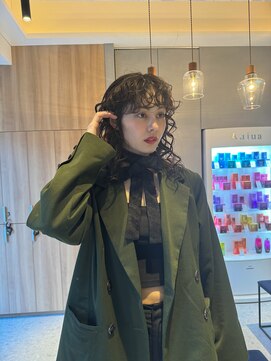 バイエイト(X８) 【楽にセット】レイヤーカット×韓国パーマ風アレンジ