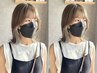 【さりげなく可愛い♪】イヤリングインナーカラー+カラー（ダブルカラー）