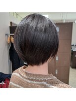 ブレス ザモール郡山店 ナチュラルカラーとカットでかわいい丸みボブ