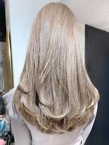 ロンド ルージュ 銀座店(Lond rouge) イメチェン外ハネボブ美髪ワイドバングレイヤー韓国ブリーチなし