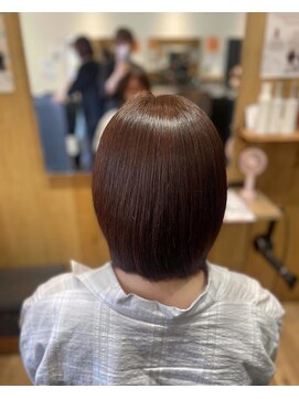 カラーアソートセピア 浦和店(Color assort SEPIA) ツヤさらショートボブ