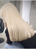 ハイライトカラーミルクティーベージュレイヤーカット