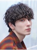 初めてのパーマでも◎ラフな質感が人気のシャドウパーマ