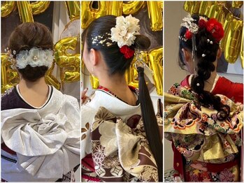 フェアリーファクトリー(Fairy factory)の写真/【成人式・卒業式/ヘアセット可】駅近サロンで特別な日をより華やかに♪経験豊富なスタッフが対応します◎