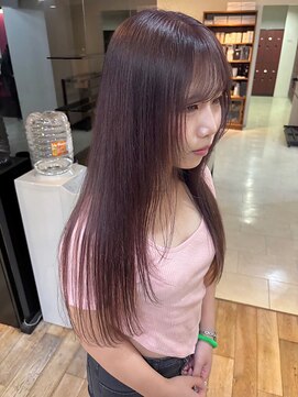 アッド バイ ケーツー(add by K-two) 【篠原】透明感ピンクラベンダーブラウン/ストレート