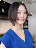 アイドットプラスフェリシア 表参道(i.+FERiCIA.)&nbsp;10代 20代 30代ニュアンスカラー似合わせカットフルバング顔周り