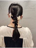 大宮駅近◎結婚式ローポニーヘアセット