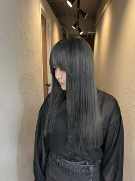 アジールヘア 所沢プロペ通り店(agir hair) ダークアッシュブリーチダブルカラーイメチェン所沢学割U24