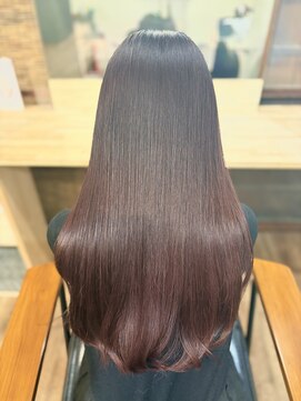 ゼンドットカラスマ(Zen.karasuma) 大人かわいい艶髪ボルドー