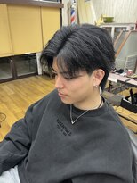 アールズ ヘア(R's hair)&nbsp;MEN’S HAIR/サーフカール/刈り上げセンターパート/印西