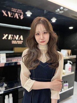 ジーナ 名駅(XENA.) 《ha25》ショコラベージュ/ダブルカラー/ケアブリーチ/ベージュ