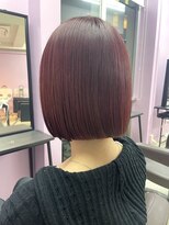 アヴァンス 難波店(AVANCE.)&nbsp;カシスレッド×タッセルボブ