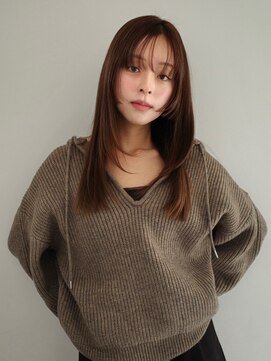 シエル バイ ケンジ 登戸 生田(CIEL by KENJE) 生田ナチュラルレイヤー/前髪ありロング