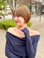 ミリバイアフロート(MIRI by AFLOAT)&nbsp;丸みくびれ大人ボブ/顔周りカット/20代/30代/40代/武蔵小杉