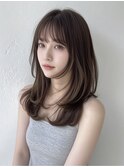 髪質改善/レイヤー/マロンブラウン/ヘーゼルベージュ/韓国