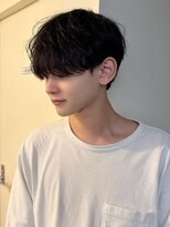 ノラ シブヤ(NORA) 韓国シースルーマッシュセンターパートシャドウパーマ