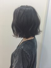 ハブ ヘアー(HUB hair) ラフな外ハネボブ