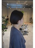 タイトなミニボブ