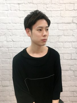 グレイスフル バーバープラチナム 六本木店(Graceful Barber platinum) アップバング２ブロックネープ刈り上げビジネス＜理容室＞