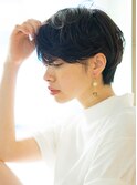 大人可愛いフレンチジェンダーレスショート
