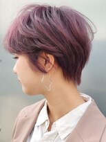 アルバム 新宿(ALBUM SHINJUKU)&nbsp;ピンクパープルショート_セシルカットフリンジウェーブ_ba285704