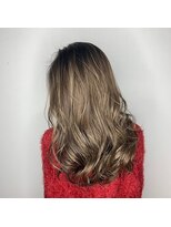 メーヴェ(Mowen) mowen南堀江 グレージュxウェットヘアx透け感x濡れ髪