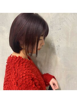 フラネ(Flaner) カシスカラー　ボブ　ミニボブ　篠原恵里奈