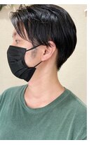 ソルト(Salt)&nbsp;センターパート×ツーブロ