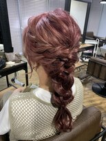 崩れにくい！編みおろしアレンジ