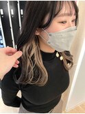 【ANNEXハザマ】シルキーベージュ×イヤリングカラー