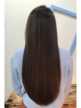 モダ 静岡(MODA) 20代30代40代暗髪ベージュツヤ感ロングストレート