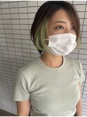 モスグリーンインナーカラー