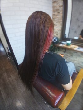 アトリエナガノ(atelier nagano) ニュアンスカラー/センターパート/ツヤ髪スタイル/ブルージュ