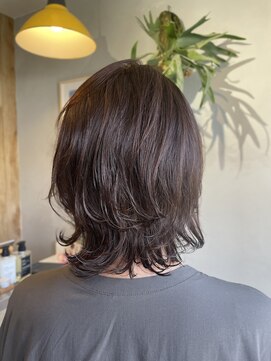 ストーク(stoked) ネオウルフ×外ハネデジタルパーマ【STOKED】原