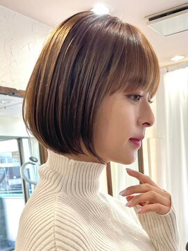 プルーヴ 秋葉原(prove) 30代40代大人女性/前髪ありショートボブ/ショートヘア/髪質改善