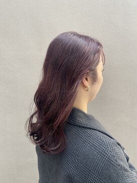 シアン(CYAN) 【CYAN】#10代#20代#カシスブラウン#Aライン#ゆるウェーブ