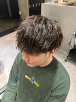 ラグシス ザ バックルーム(LUXIS THE BACK ROOM) マッシュ×ツイストスパイラルパーマ【立川/メンズ】