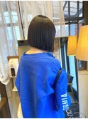 切りっぱなしボブ