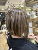 クラップス 京急富岡(CLAPS)&nbsp;ダブルカラーショートボブインナーカラーハイライトケアブリーチ