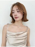【安岡大介】上品で大人っぽい韓国くびれボブ切りっぱなし