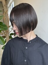 ヘアメイク シンズ ヤシマ(Hair Make SHIN'S YASHIMA) ショートボブ/ぷつっとボブ/ナチュラル/高松