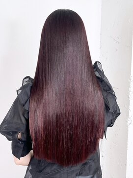 アイティーバイアルバム 藤沢店(IT by ALBUM) 秋色透明感カラーピンクヘアーウルフレイヤーロング_ba530681