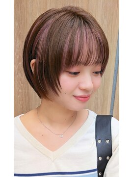 ヘアーメイクオズ(hair make O/S) 【照井style】フェイスレイヤー/ショート/インナーカラー