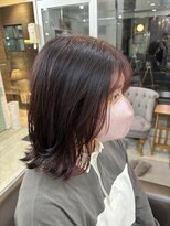 イヤリングカラー×フェイスフレーミング