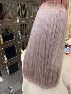 アジールヘア 東上野店(agir hair) 大人ガーリー大人美人透明ニュアンスカラーくすみカラー【上野】