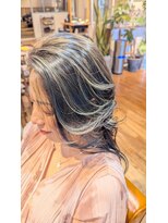 オリバ ヘアー(OLIBA HAIR) レイヤー＆グレイベージュハイライト