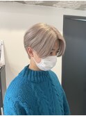 h_ 22グレーベージュ/ハイトーン/ブリーチ/渋谷