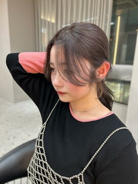 ボタン テンジン(VOTAN tenjin) 【木串楽人】マロンベージュ/顔周り/韓国風巻き/天神